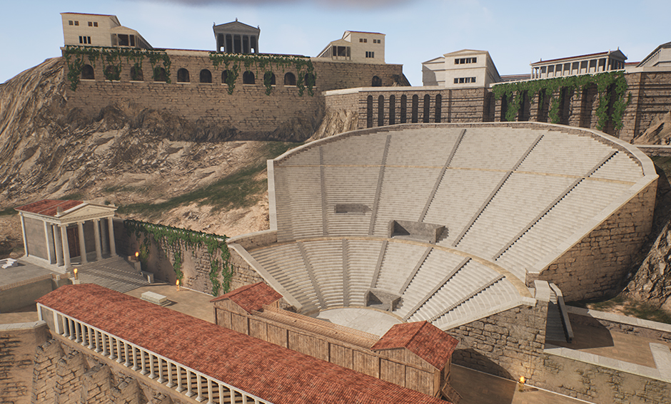 Dionysos Tapınağı ve Tiyatro Oyunlaştırma