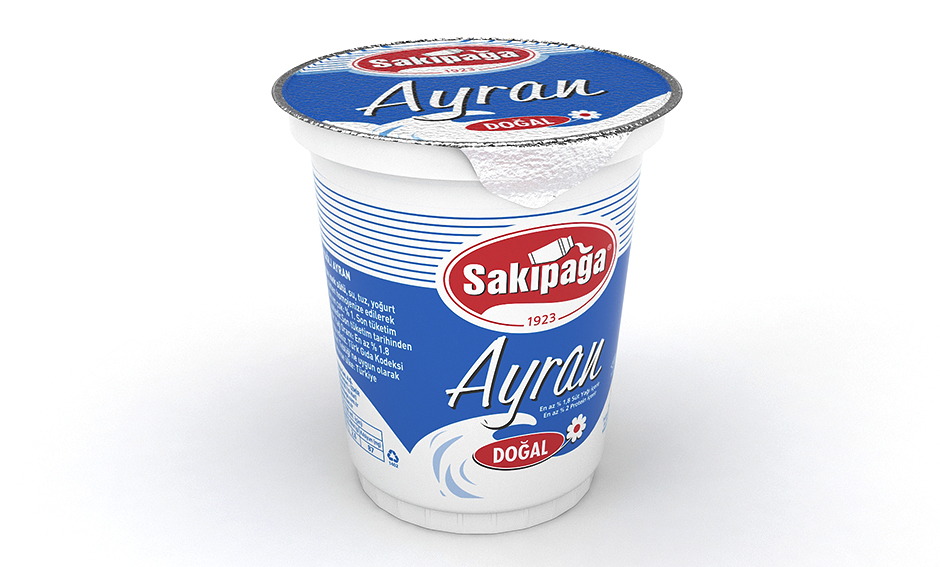 SAKIPAĞA 3D ürün modelleme - Ayran