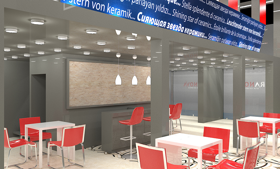 Seranova Seramik UNICERA 2014 Stand Tasarım