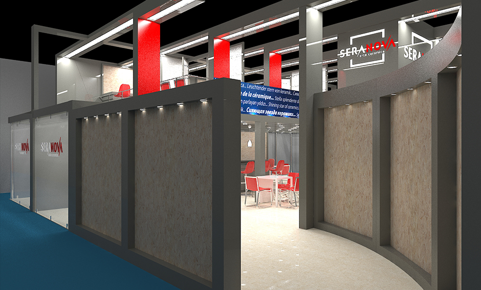 Seranova Seramik UNICERA 2014 Stand Tasarım